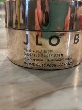 2 items This is a JLo Beauty Firm + Flaunt Targeted Booty Balm in a 4.2 oz